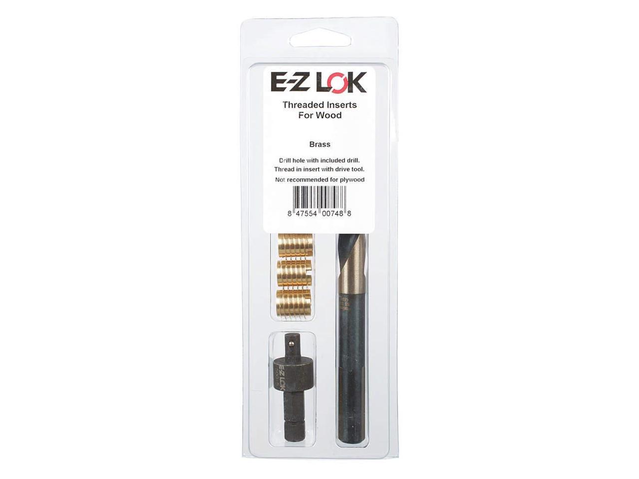 E-Z LOK 319-820 Thread Insert,Stl,1/2-20x5/8 L,Pk5 