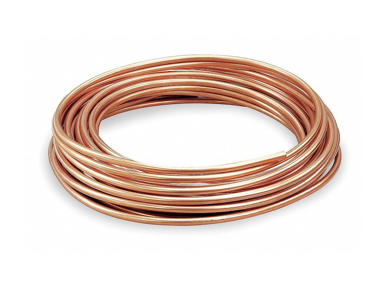 Mueller Industries D 08100P 1/2" Od X 100 Ft Coil Copper Tubing Type Acr 