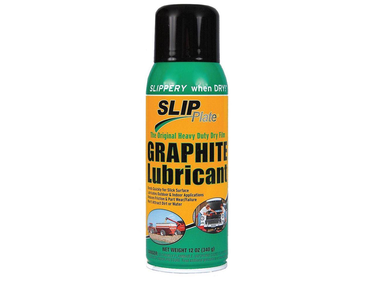 Dry Film Lubricant, 75°F to 400 Degrees F, Graphite, 12 oz. Aerosol