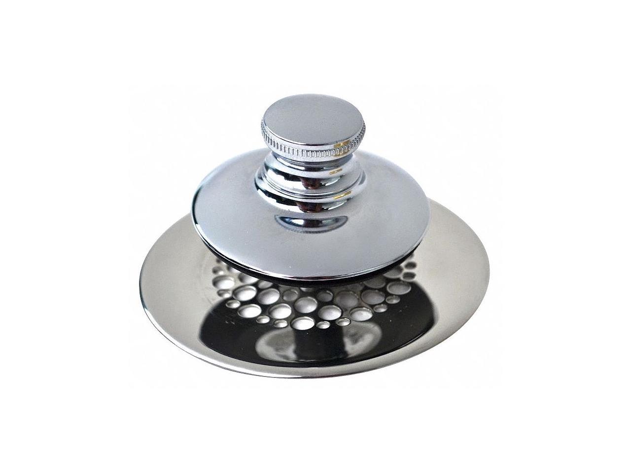 WATCO 48750PPCPG Bathtub Stopper And Drain,Grid Strainer