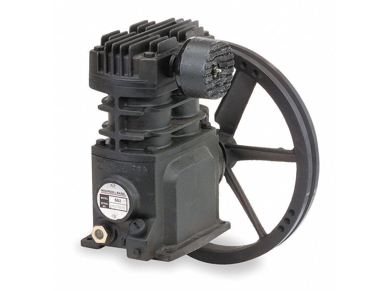 INGERSOLLRAND SS3 Bare Air Compressor Pump, 3 hp, 1 Stage, 16.9 oz Oil