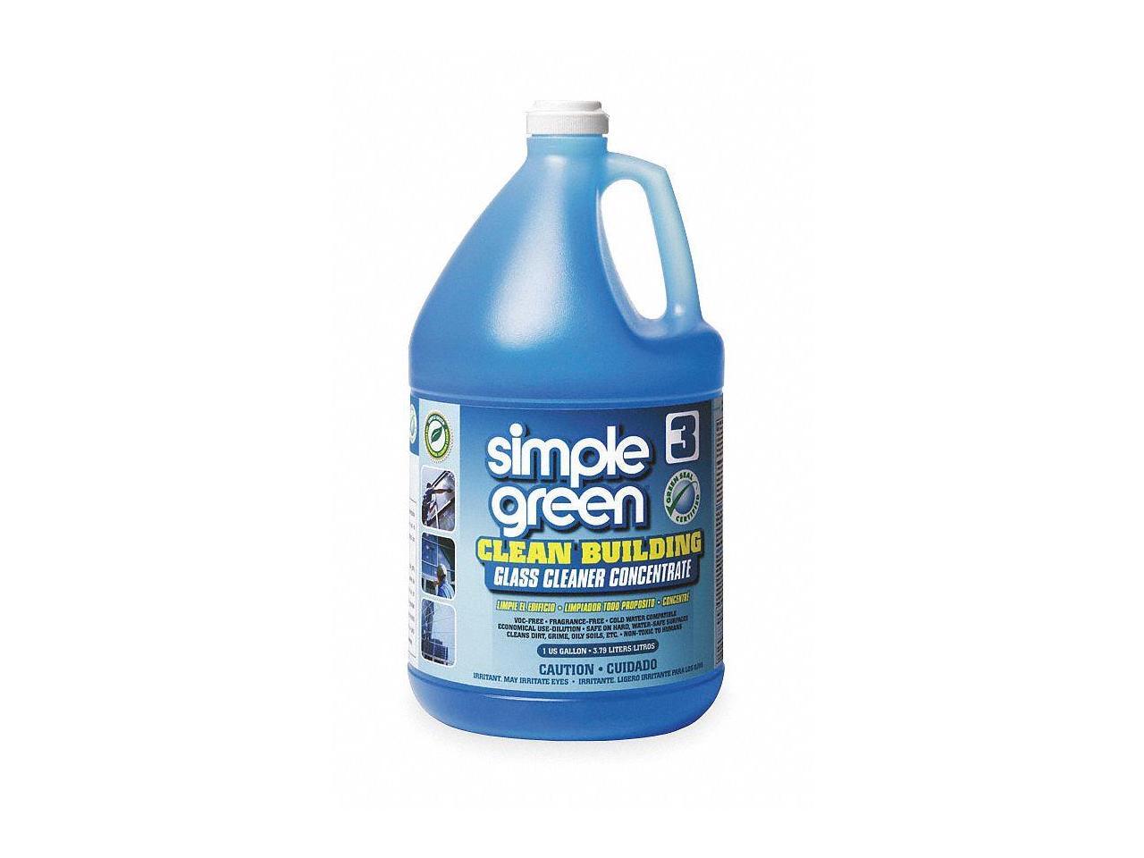 Simple Green Glass Cleaner, 1 gal. Jug, Unscented Liquid, 130, 2 PK