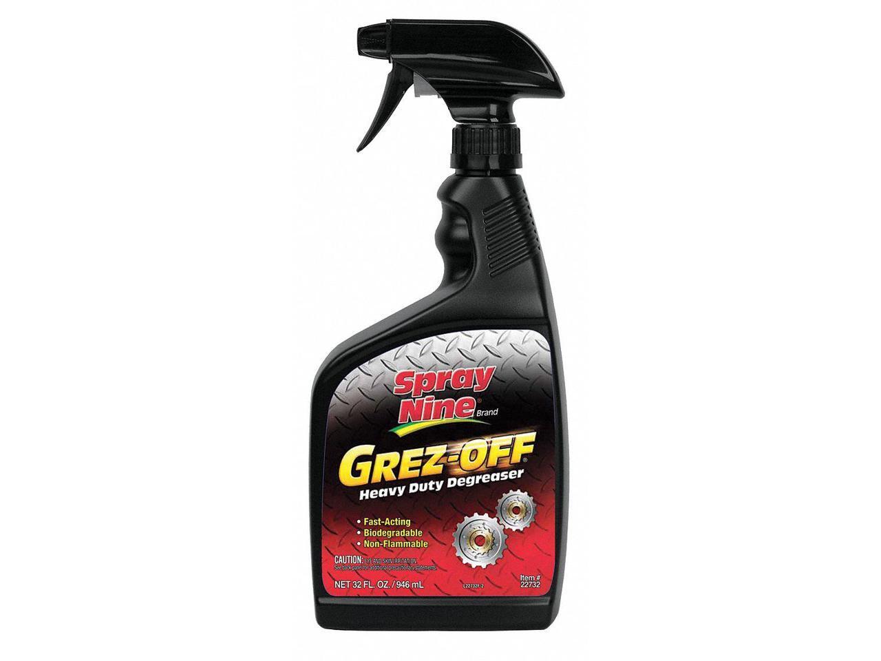 Spray Nine 22732 GrezOff Heavy Duty Degreaser, 32 oz.