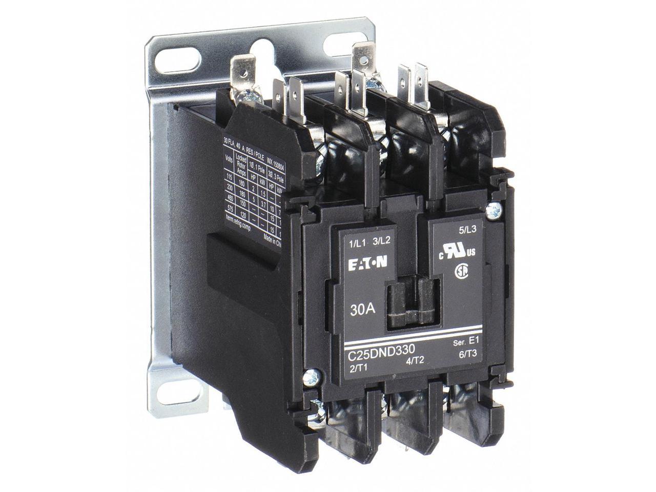 Eaton C25BNB240T Compact Definite Purpose Contactor 40a Inductive C1 for sale online 