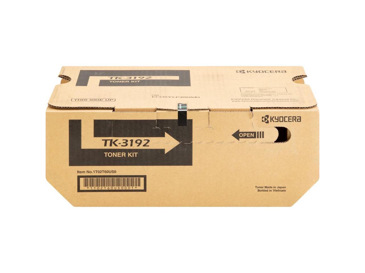 Black Toner Cartridge For Kyocera TK-3192 ECOSYS M3660idn, ECOSYS ...