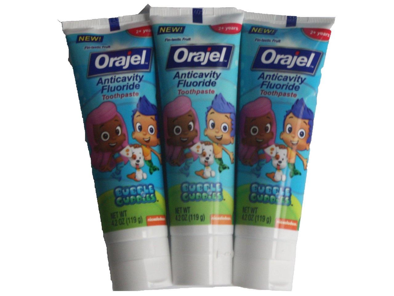 bubble guppies toothpaste