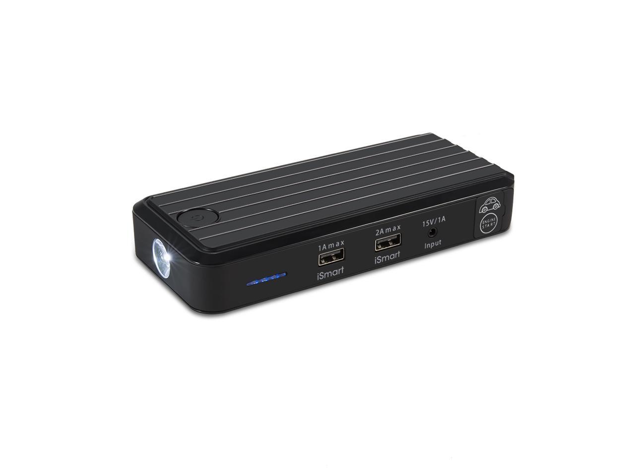 RAVPower Portable Car Jump Starter Power Bank w/12,000 mAh Capacity 500