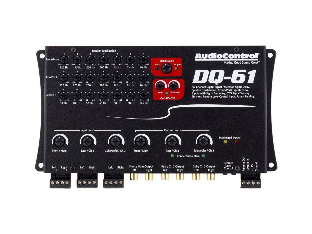 AudioControl DQ61 6 Channel Line Out Converter with Signal Delay and