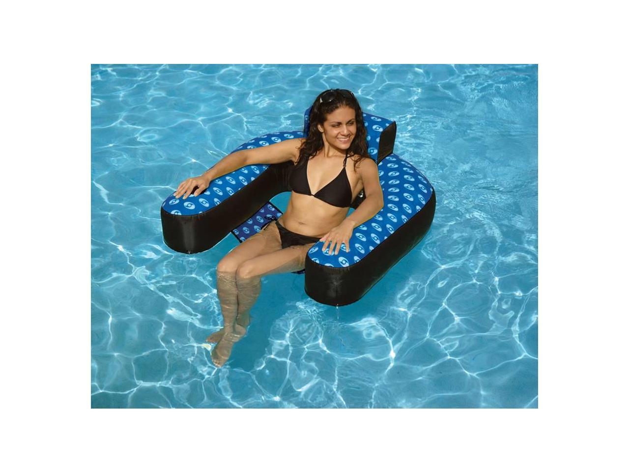 solstice by swimline designer loop lounge pool float