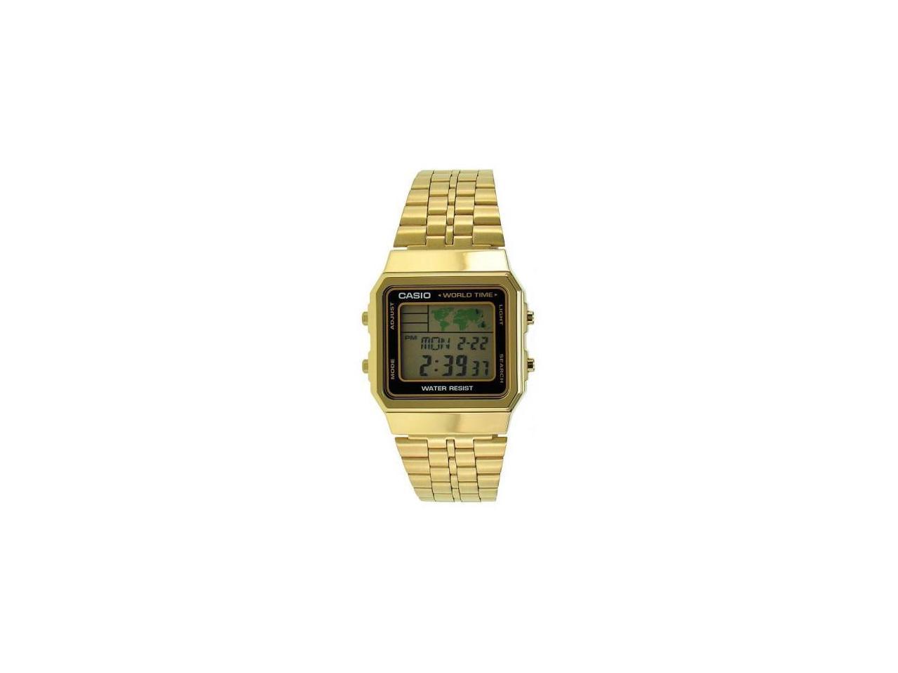 casio world time gold