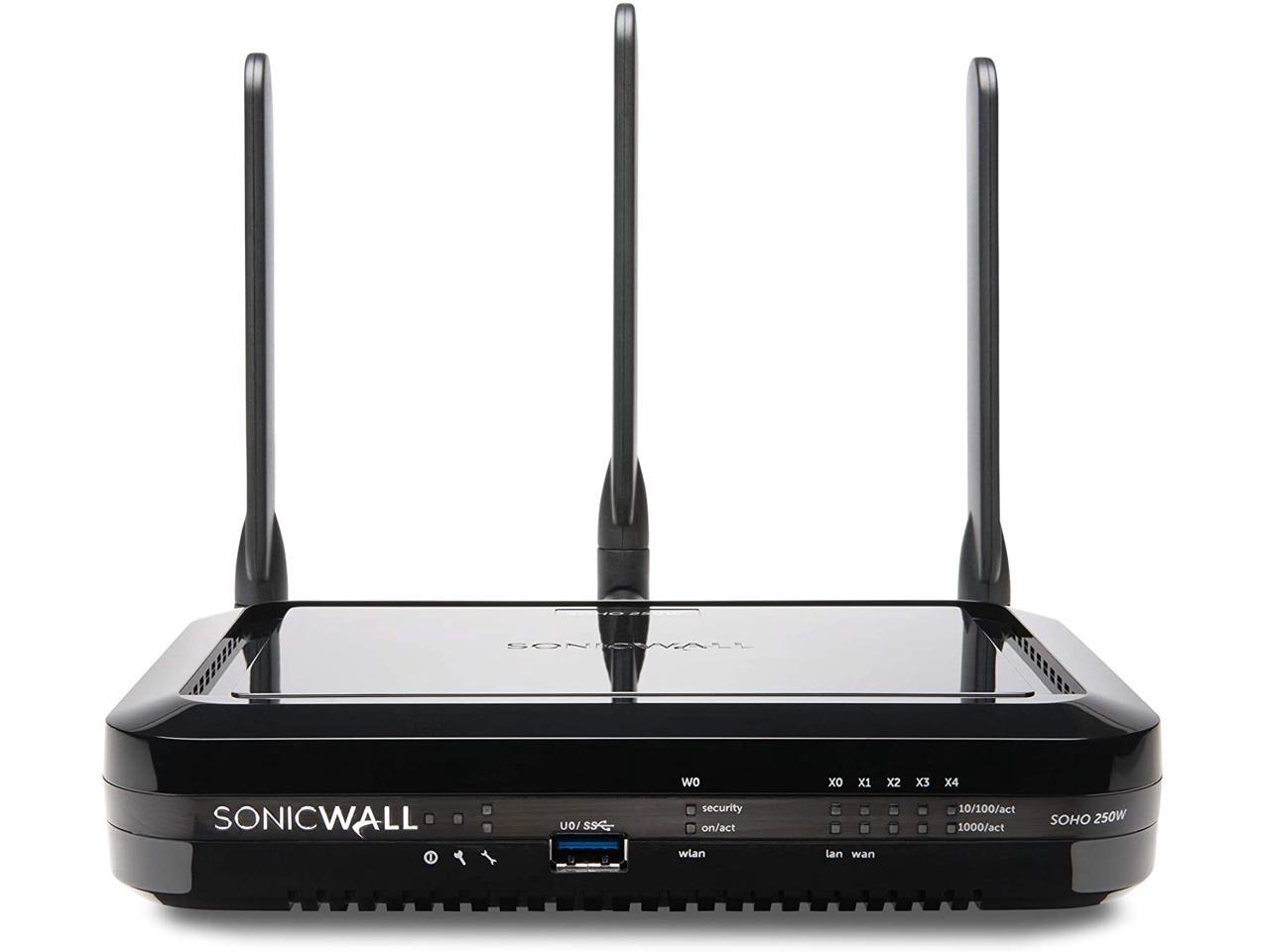 SonicWall SOHO 250 Network Security/Firewall Appliance - 5 Port - 10 ...