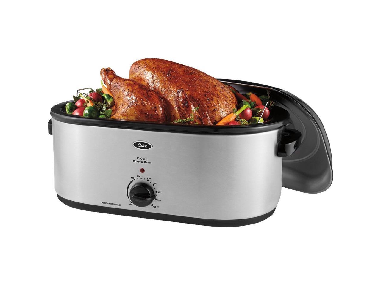 Oster 22Quart Roaster Oven with SelfBasting Lid and Defrost Setting, CKSTRS23SBD