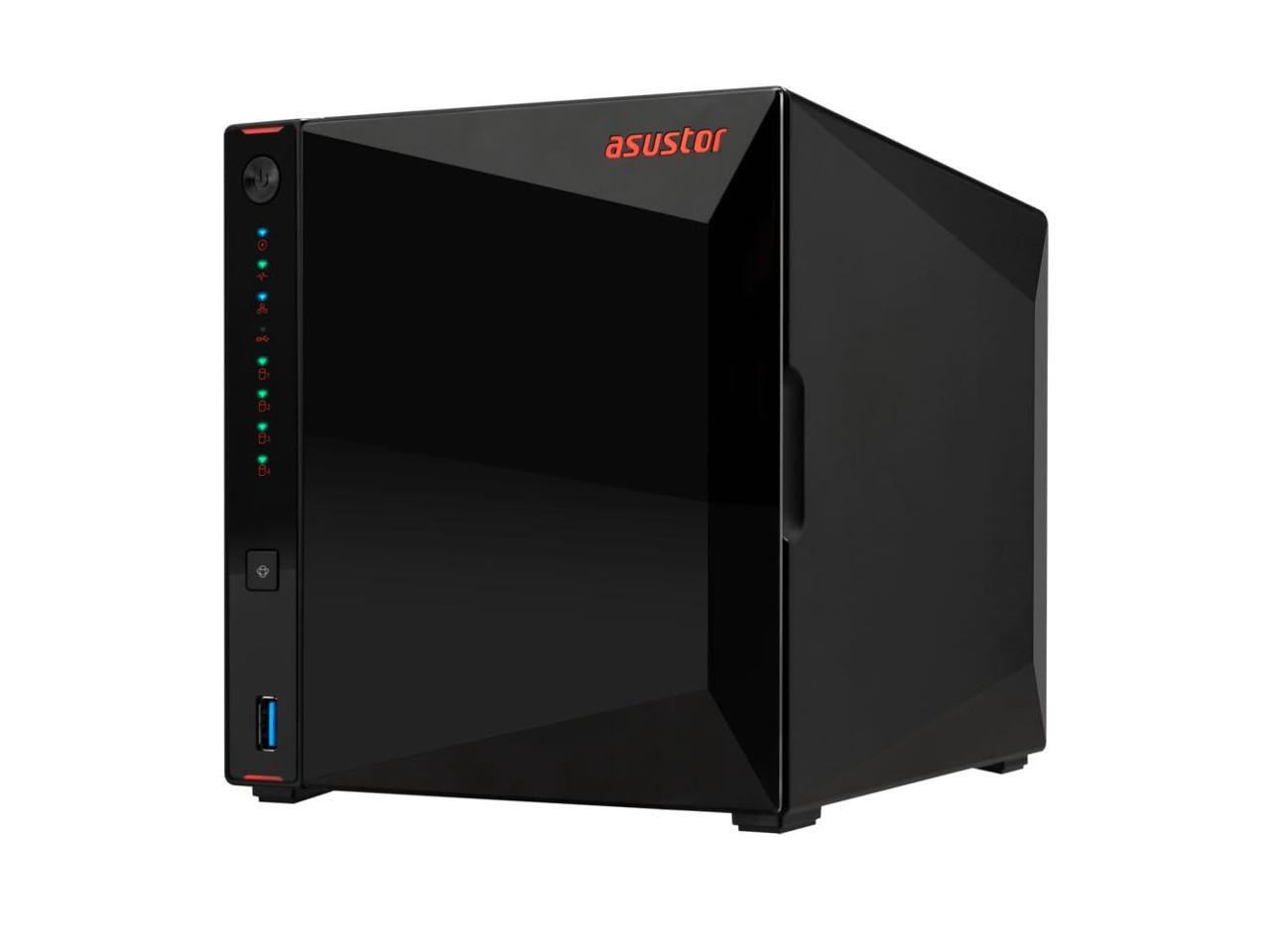Asustor AS5404T 4 Bay NAS Storage Quad Core 2 0GHz CPU 4xM 2 NVMe SSD asustor-as5404t-4-bay-nas-storage-quad-core-2-0ghz-cpu-4xm-2-nvme-ssd