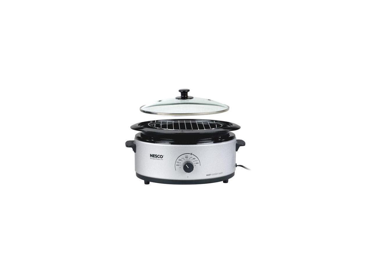 NESCO 481647 Silver 6qt Roaster Oven