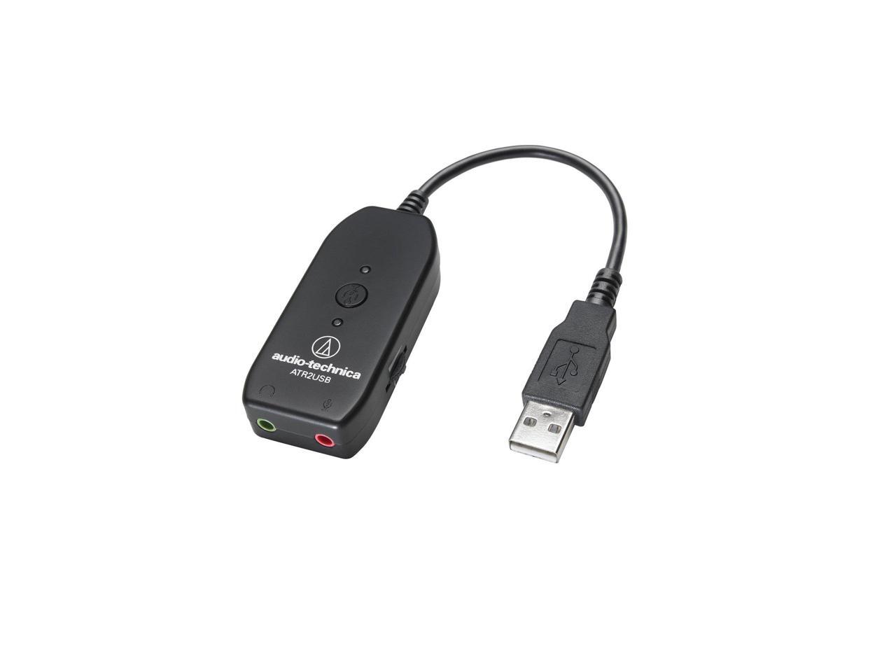 AudioTechnica ATR2USB 3.5 mm to USB Audio Adapter