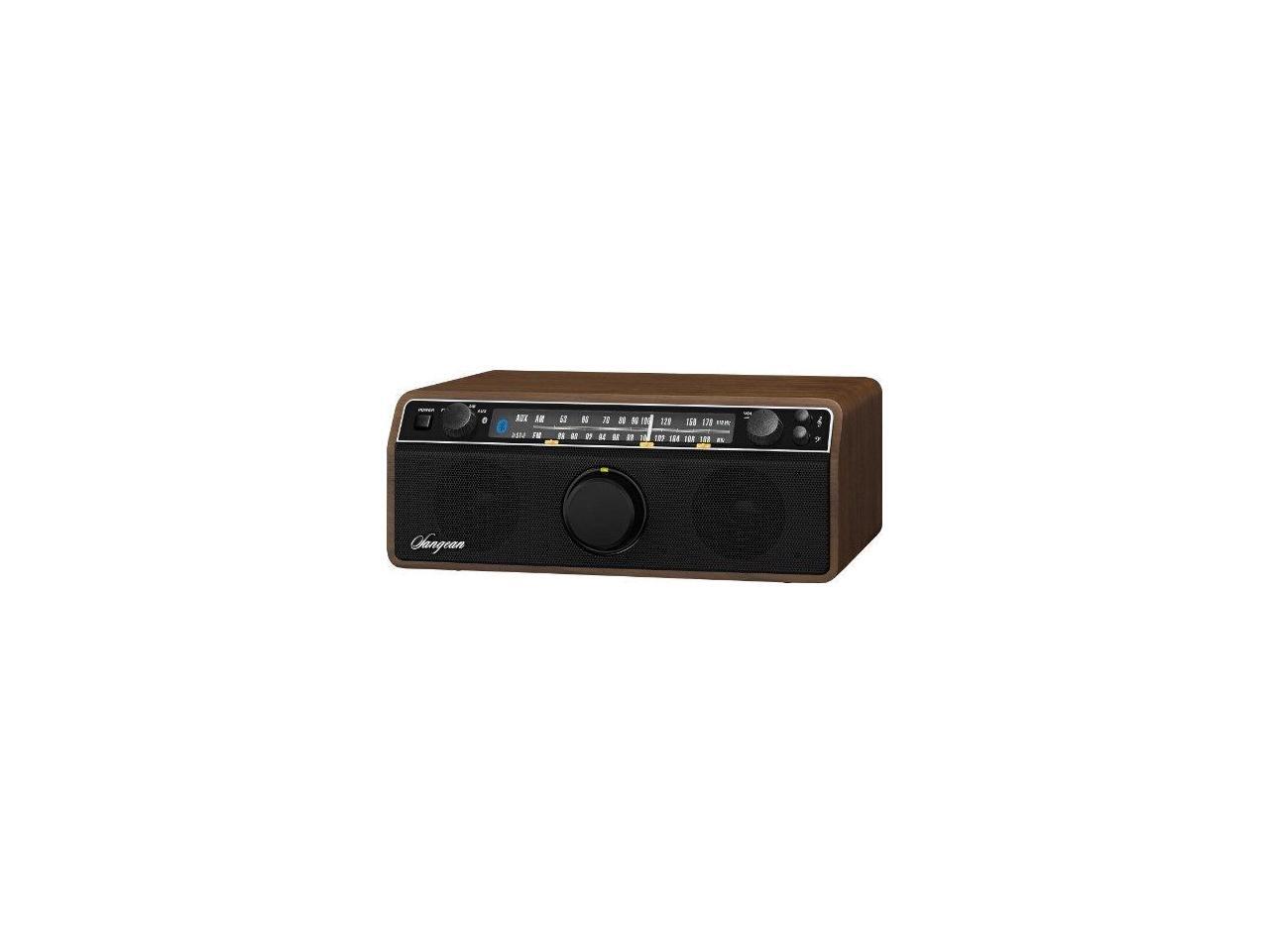 Sangean WR12 Sangean WR12 AM / FM / AUXIn / Analog Wooden