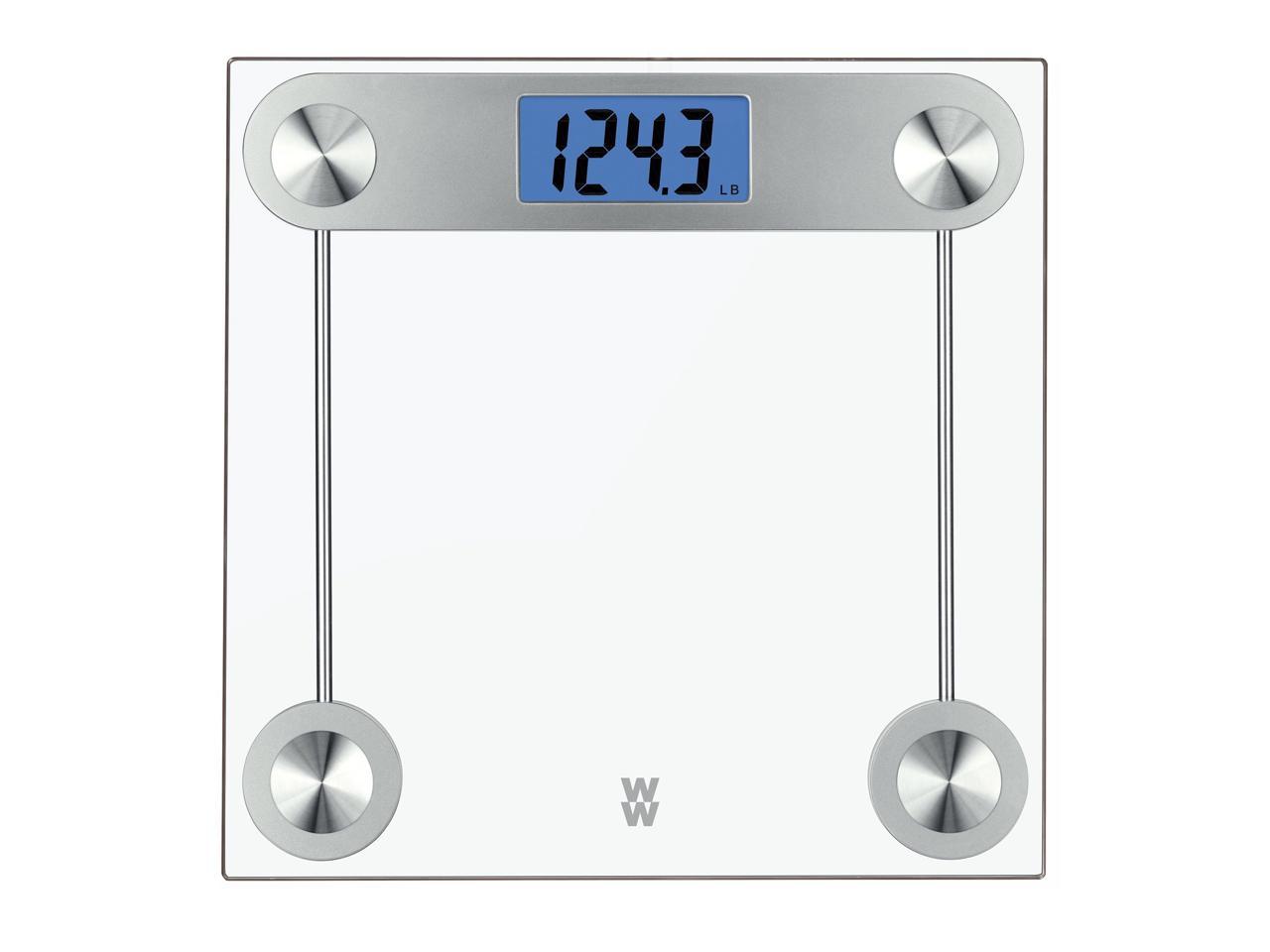 Conair WW26 Weight Watchers Digital Glass Scale with Blue Backlight ...