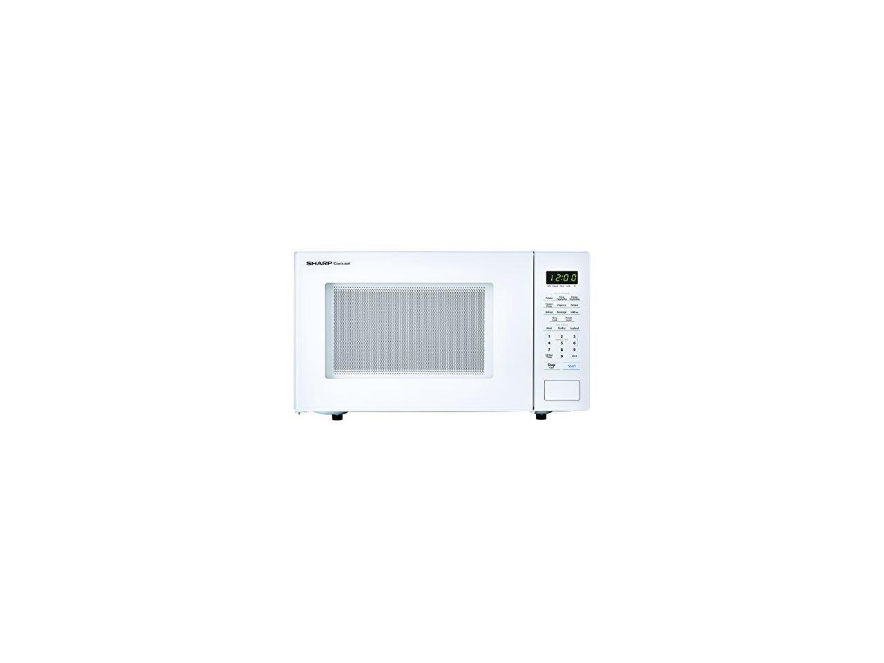 ISTA 6 Packaging 1000 Watts SHARP ZSMC1131CW White Carousel 1.1 Cu Ft 1000W Countertop Microwave Oven Cubic Foot 