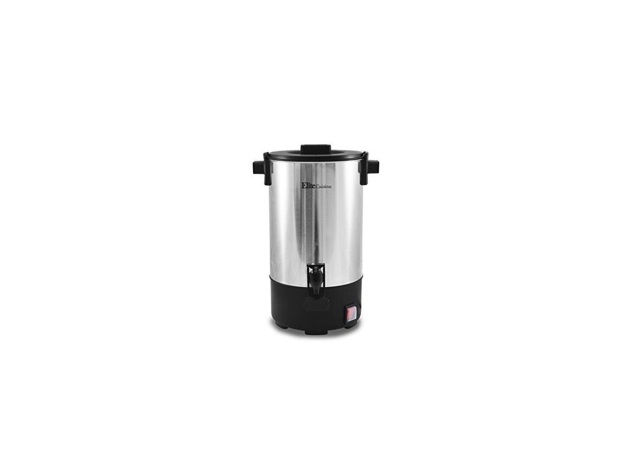 Elite Cuisine Maxi-Matic 30 Cup Stainless Steel Coffee Urn Coffee Maker Water Boiler 
