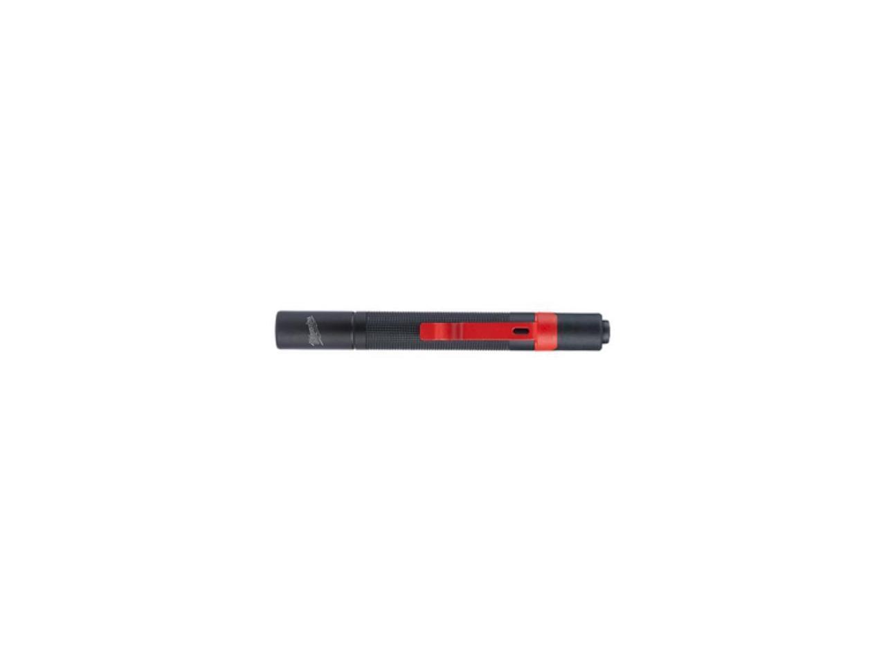 milwaukee 2105 aluminum 100lumen pen light with clip