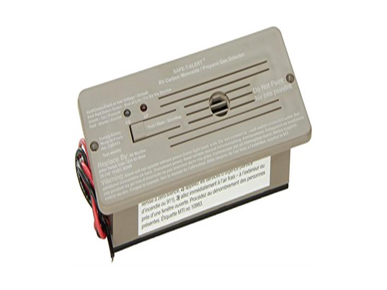 MTI 35-742-BR Brown LP and Carbon Monoxide Flush Mount Detector 