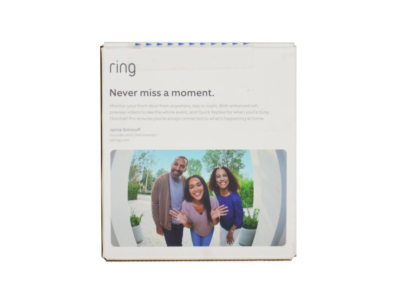 Ring Video Doorbell Pro Smart Wi-Fi - Wired - Satin Nickel(existing ...