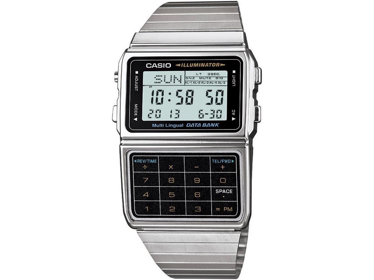 Men's Casio Databank Telememo Calculator Watch DBC611-1D DBC-611-1D ...