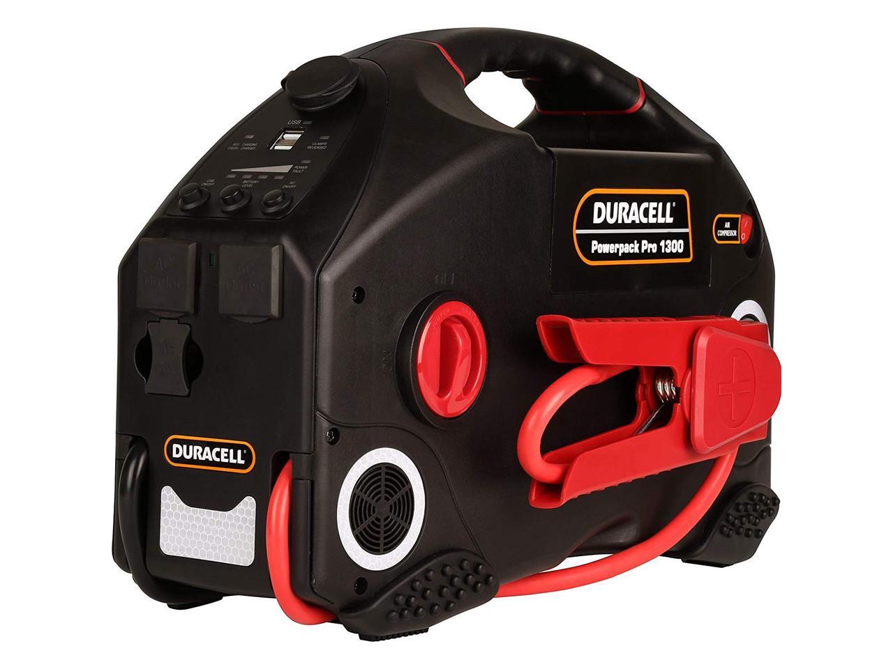 Duracell Powerpack Pro 1300 DR600PWR1,300 AMPsJumpstarts 4, 6 and 8