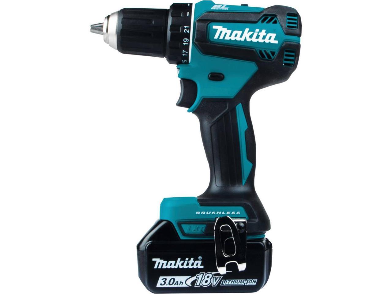 Makita XFD131 18v LXT Lithium Ion Brushless Cordless 1/2"" Driver Drill Kit for sale online 