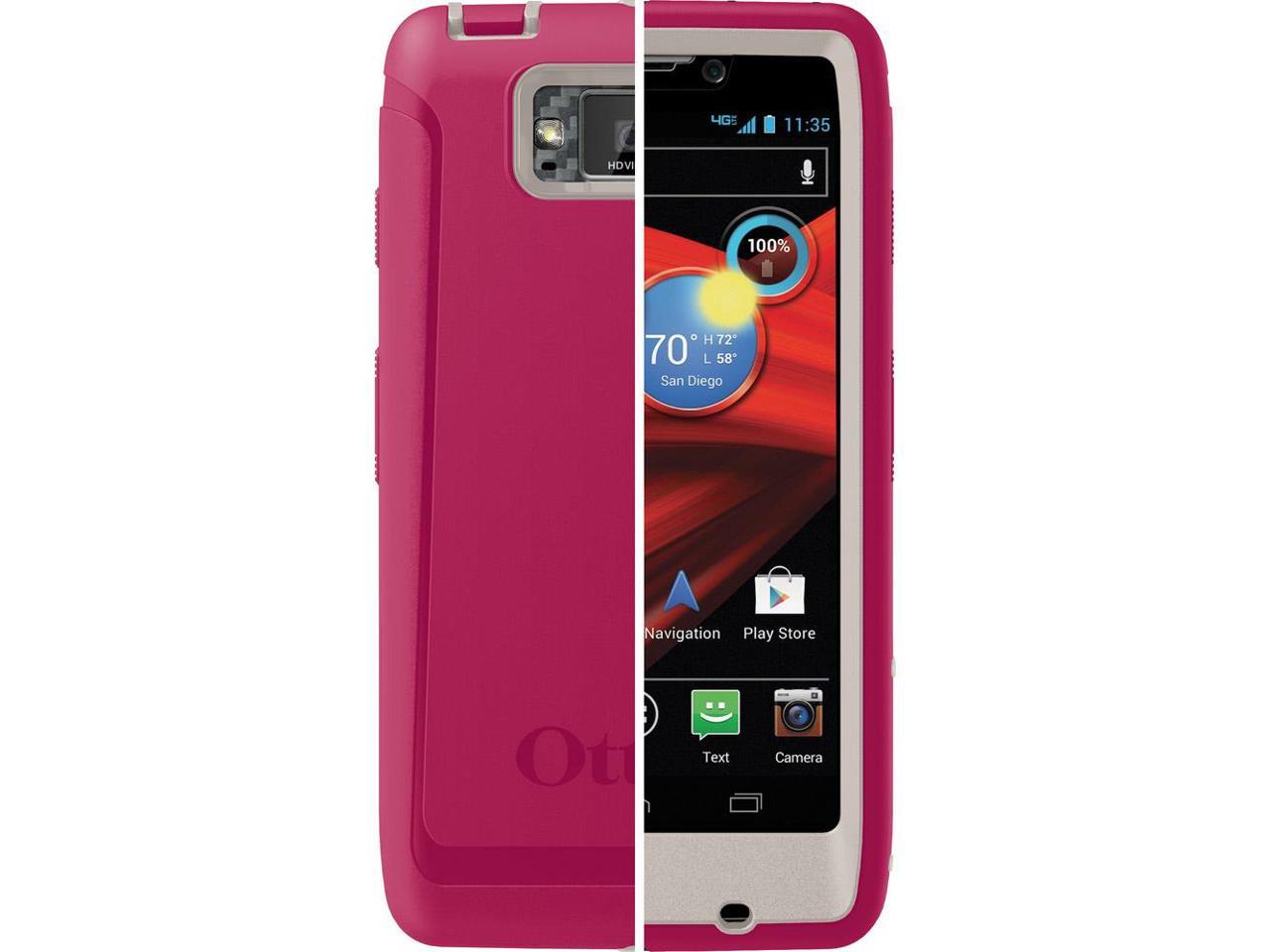 OtterBox Defender Case for Motorola Droid RAZR Maxx HD (Blushed Pink