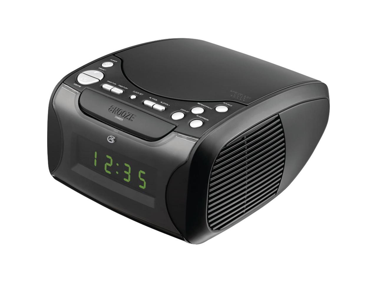 GPX CC314B Dual Alarm CD Clock Radio - Newegg.com