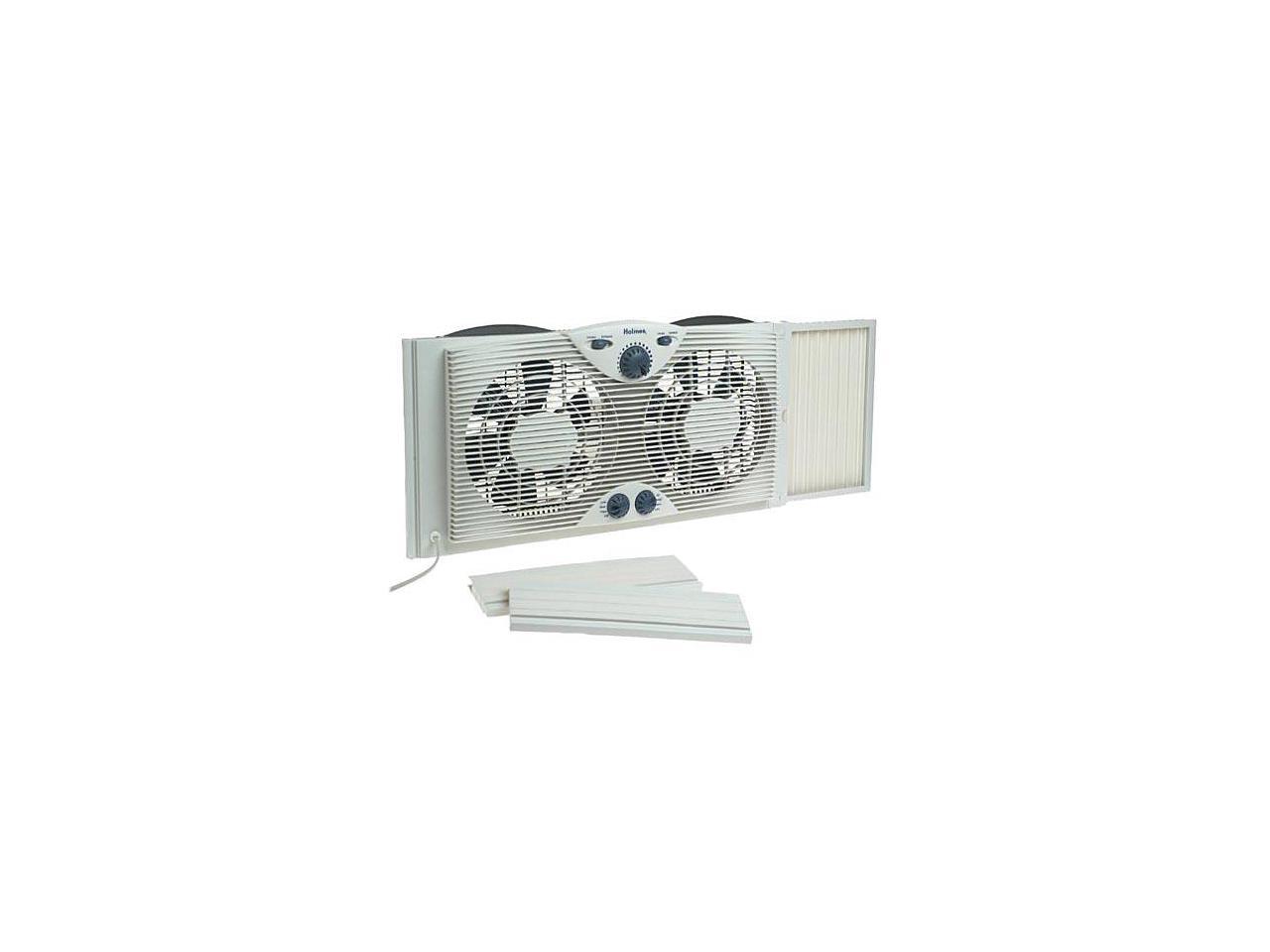 Holmes HAWF2041 Dual Blade Window Fan with Comfort Control Thermostat