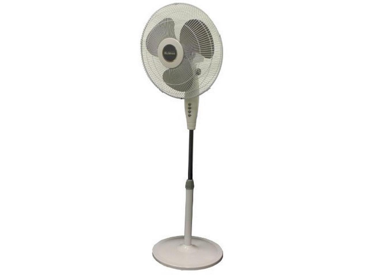 Holmes Oscillating 16" Blade Whole Room Standing Fan Black 2115138