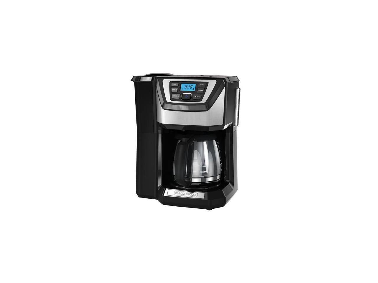 Black+Decker CM5000B Mill & Brew Coffeemaker with Integrated Whole Bean