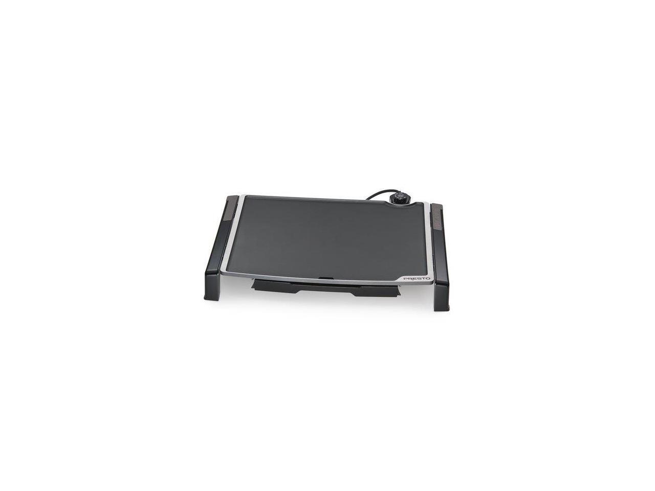 Presto Xl 07073 Presto XL Electric Tilt-N-Fold Griddle - 254 Sq. In., Ceramic Nonstick, PFAS-Free (Black) Presto 19 Inch Electric Griddle