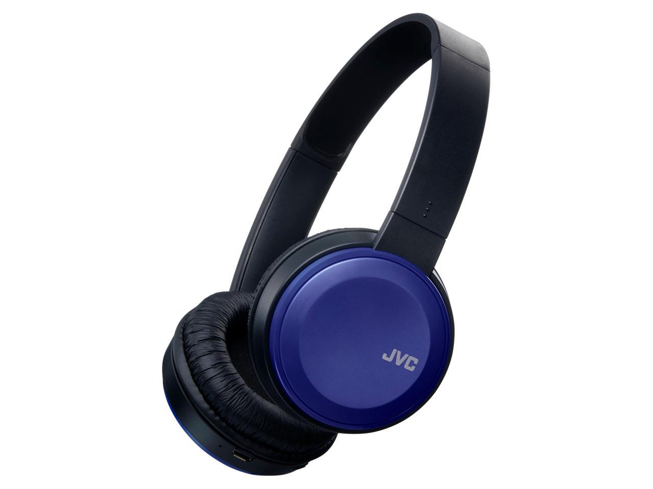 JVC HAS190BTA Colorful Bluetooth(R) Headphones (Blue) - Newegg.com