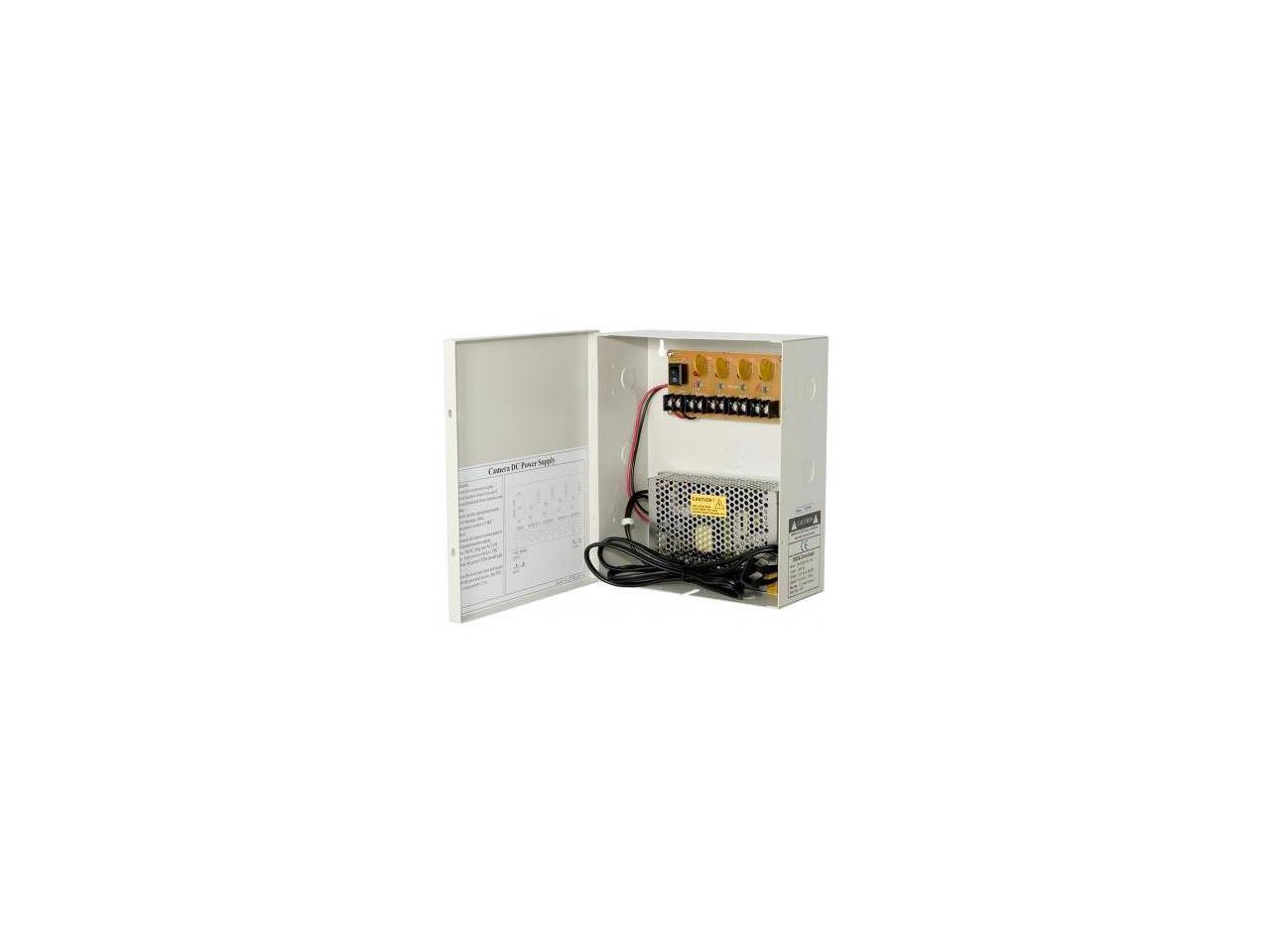 Power Supply Distribution Box 12V DC 4 channels High Output 10 Amps