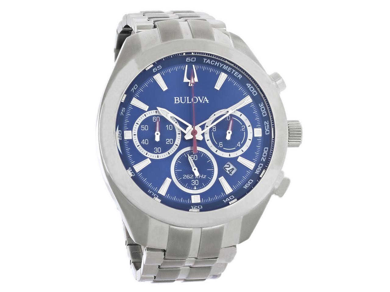bulova high frequency sport stainless steel men's watch