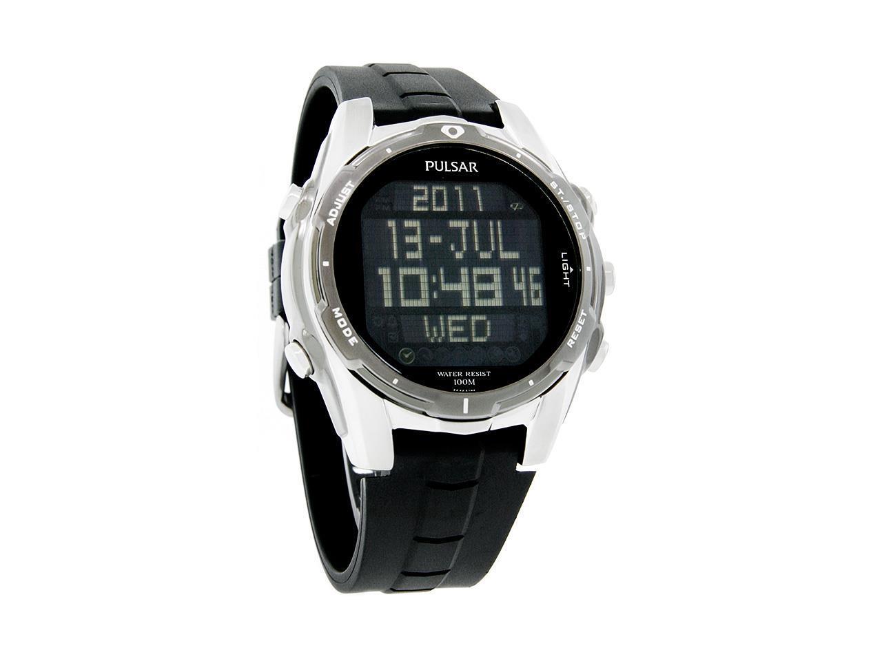 pulsar quartz alarm chronograph timer