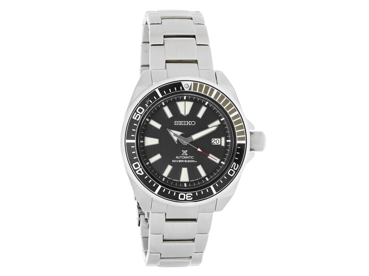 Seiko Prospex Samurai Diver Mens Black Dial Stainless Automatic Watch Srpb51 Newegg Com