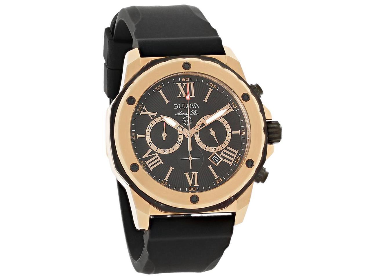 bulova men's 98b104 marine star calendar watch