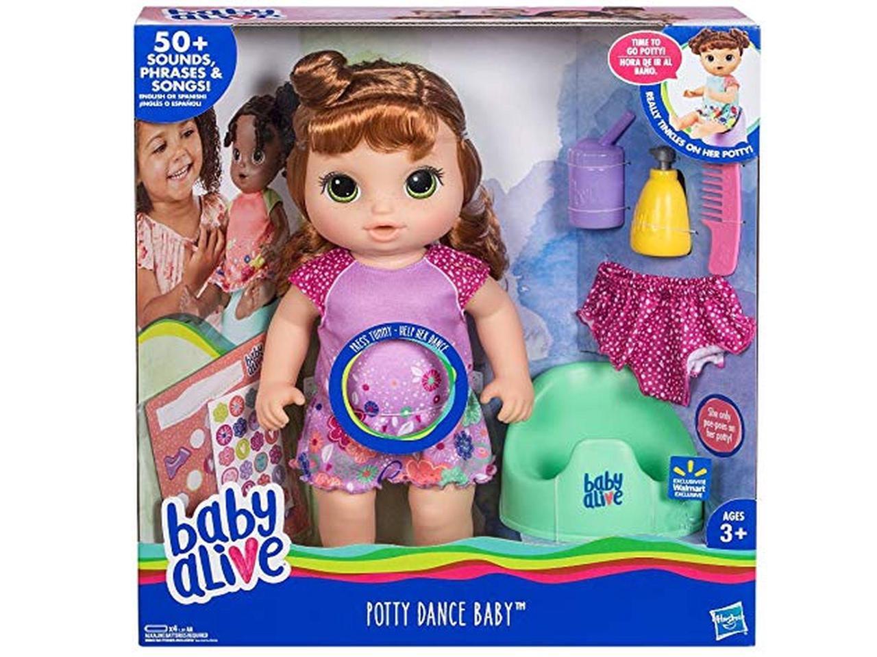 baby alive with potty chair