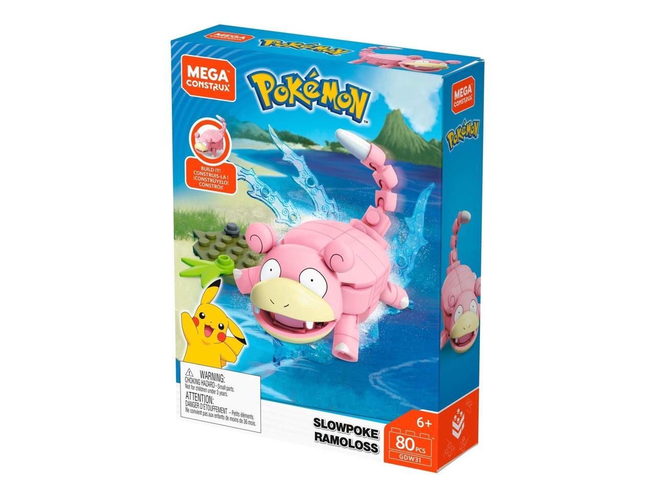 MEGA Bloks Construx Pokemon Slowpoke 80 Pcs GDW31 for sale online 