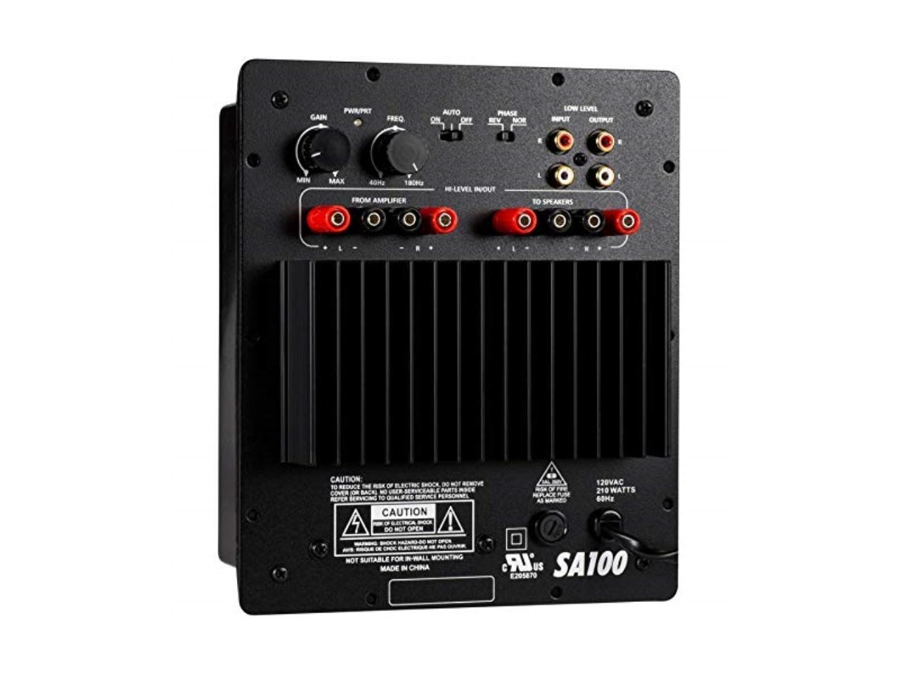 dayton audio sa100 100w subwoofer amplifier