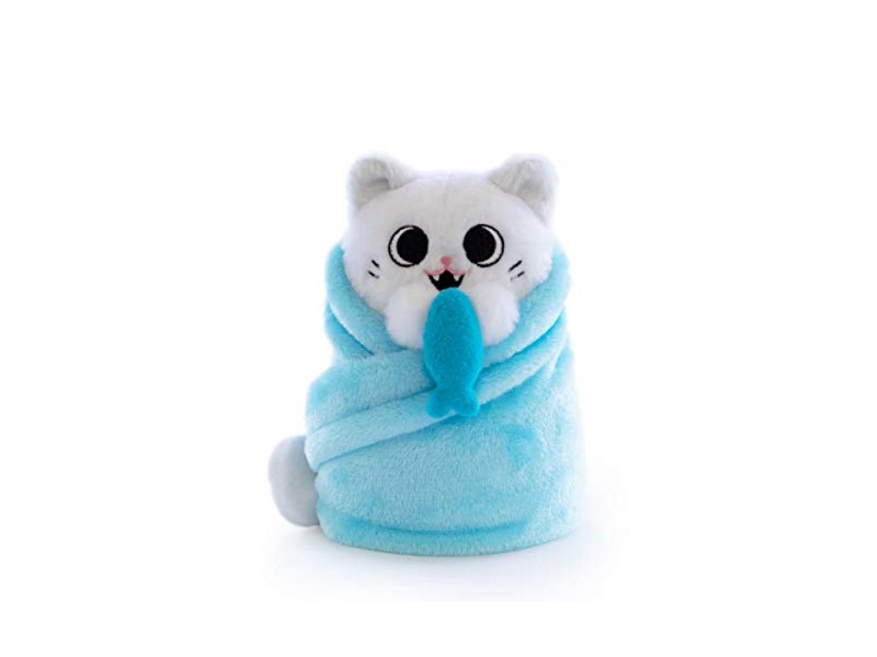 hashtag collectibles purritos mochi plush kitten in blanket