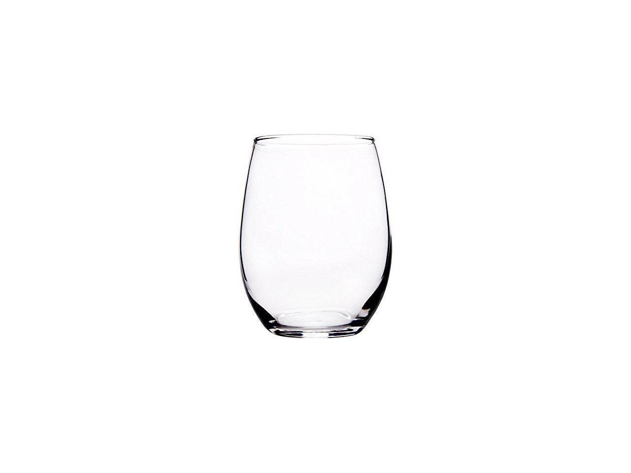 Home Essentials 21Oz Stemless Wine Glass Set Of 4