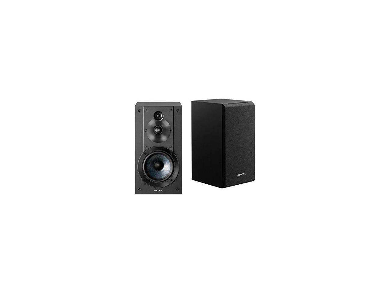 Sony SSCS5 3Way 3Driver Bookshelf Speaker System, Black (Pair