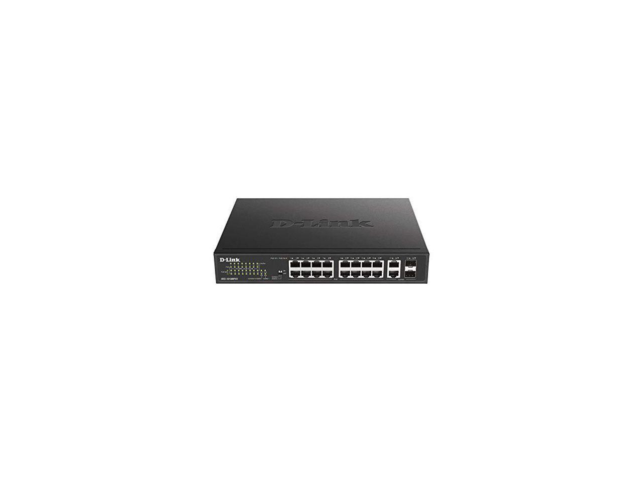 D-Link DES-1018MPV2 18-Port 10/100BASE-TX PoE Unmanaged Switch - Newegg.com