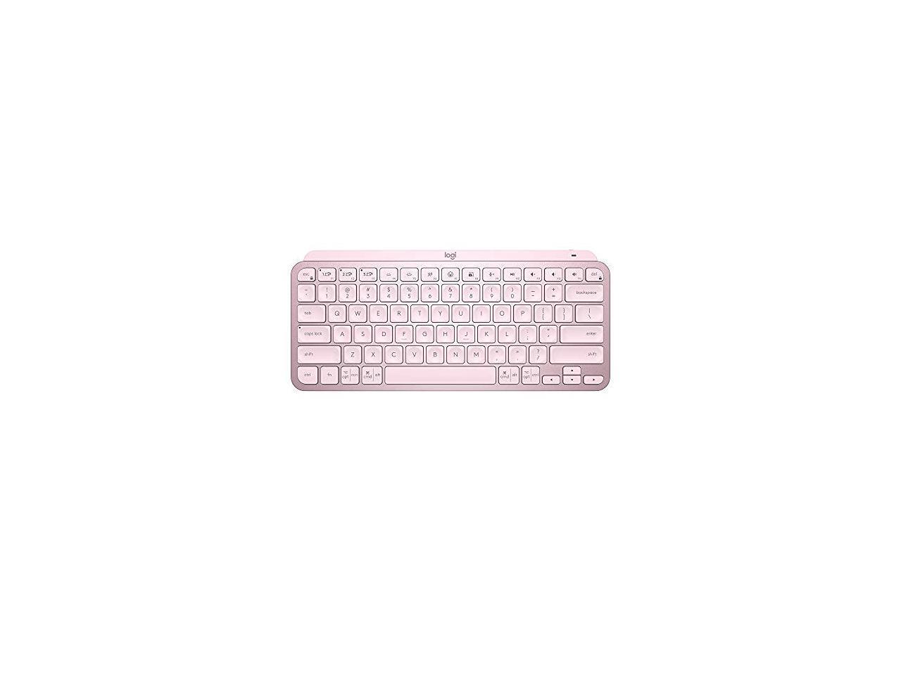 Logitech MX KEYS MINI Minimalist Wireless Illuminated Keyboard - Rose ...