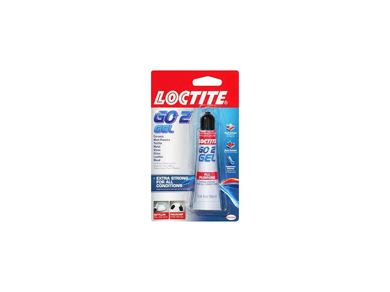 Loctite Go2 Gel Clear Adhesive .60Fluid Ounce Tube (1832982)